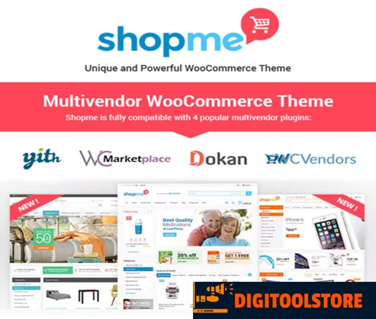 ShopMe Multi Vendor Woocommerce WordPress Theme DV Group ShopMe Multi Vendor Woocommerce WordPress Theme