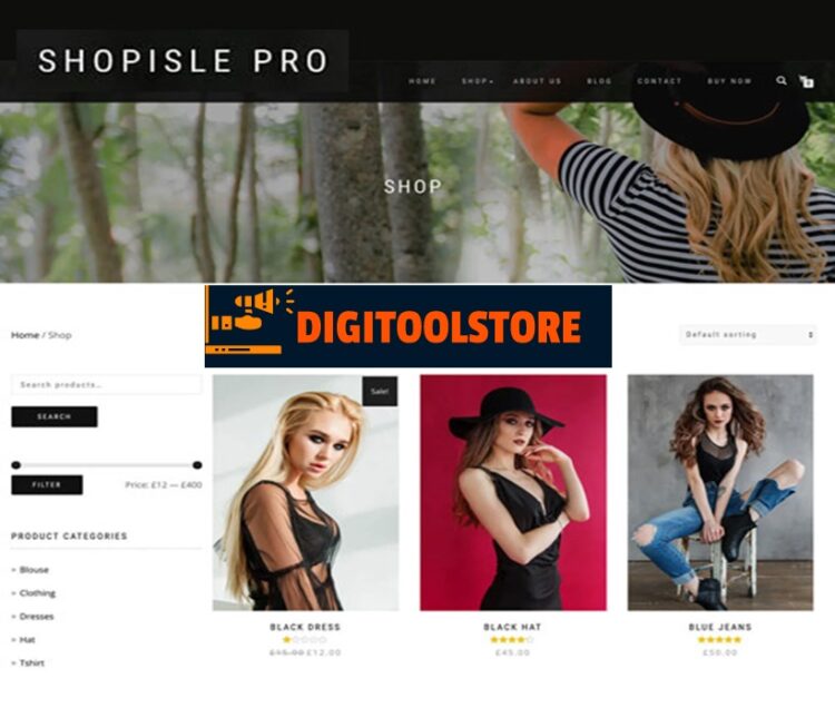 ThemeIsle ShopIsle Pro WordPress Theme DV Group ThemeIsle ShopIsle Pro WordPress Theme